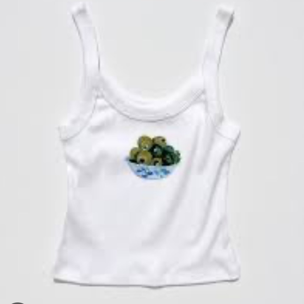 Lisa Says Gah Olive Tank XS